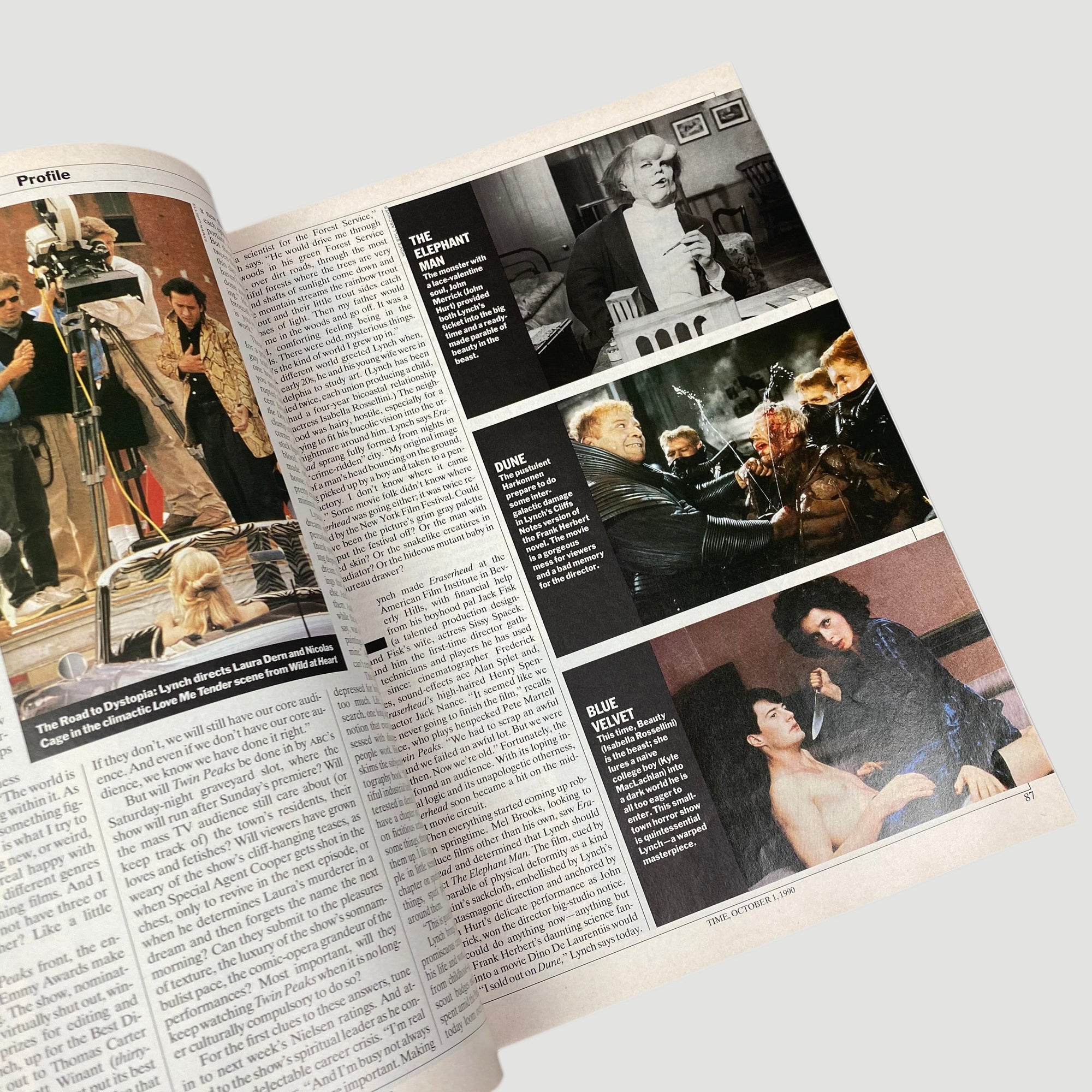 1990 TIME Magazine David Lynch Issue