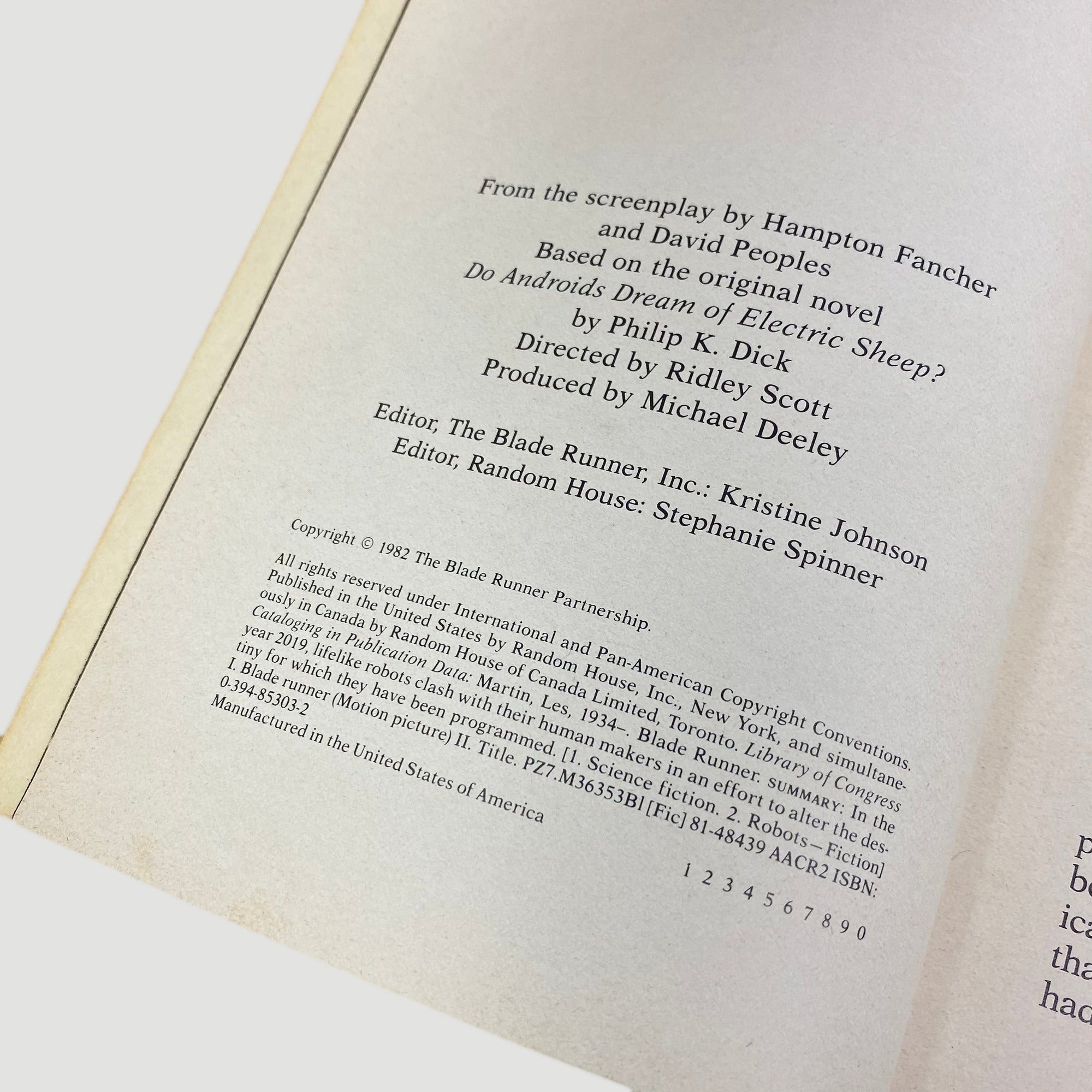 1982 Blade Runner - A Story of the Future