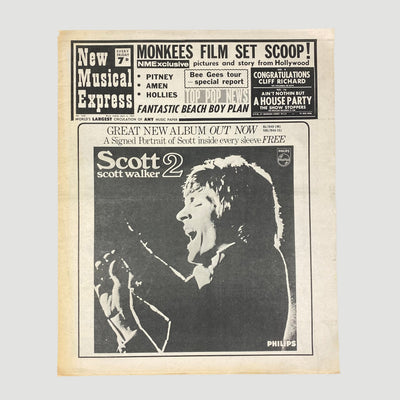 1968 NME Paper Scott Walker 'Scott 2'