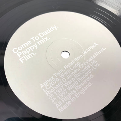 1997 Aphex Twin 'Come To Daddy' 12" 1st Press EP