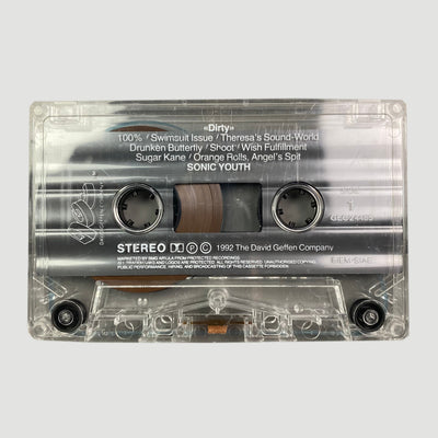 1992 Sonic Youth 'Dirty' Cassette
