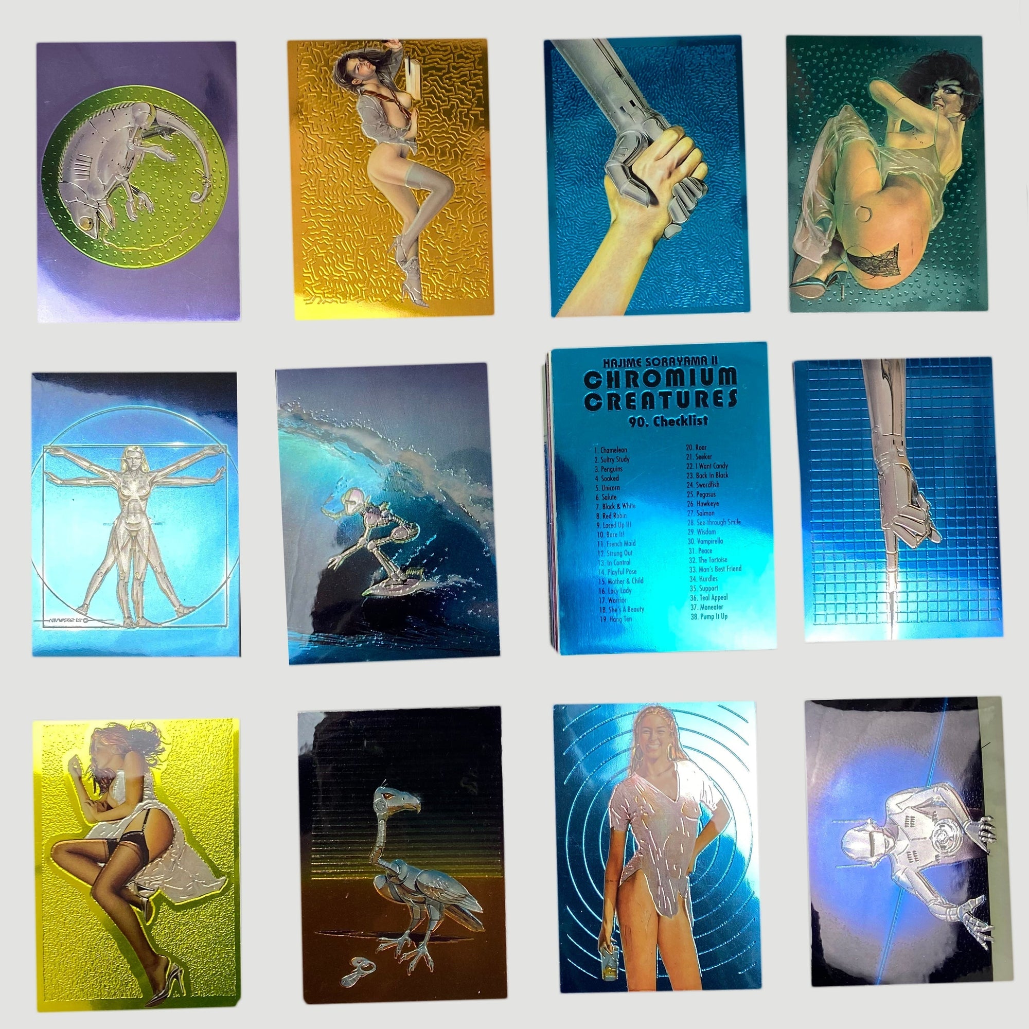 1994 Sorayama II ‘Chromium Creatures’ Card Set