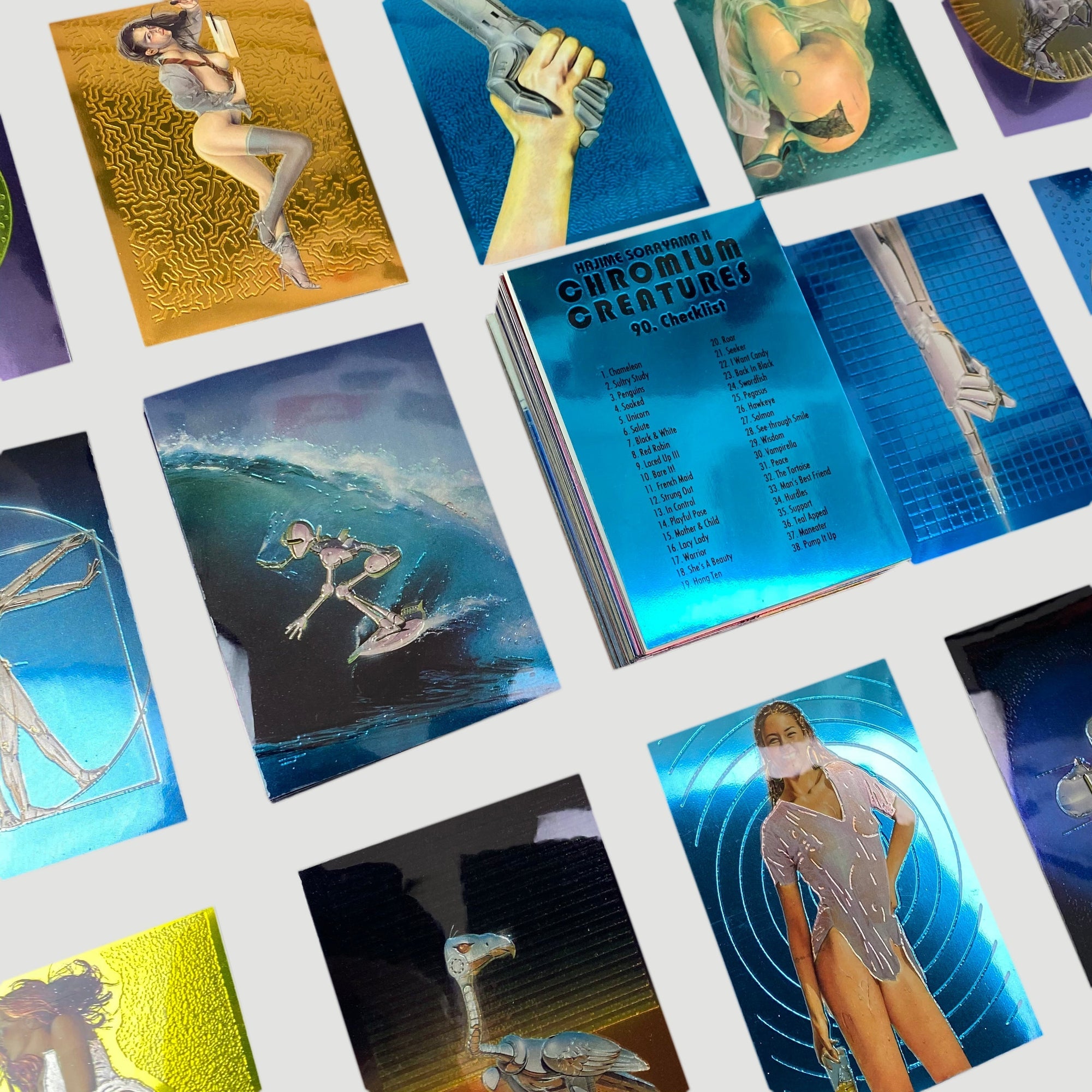 1994 Sorayama II ‘Chromium Creatures’ Card Set