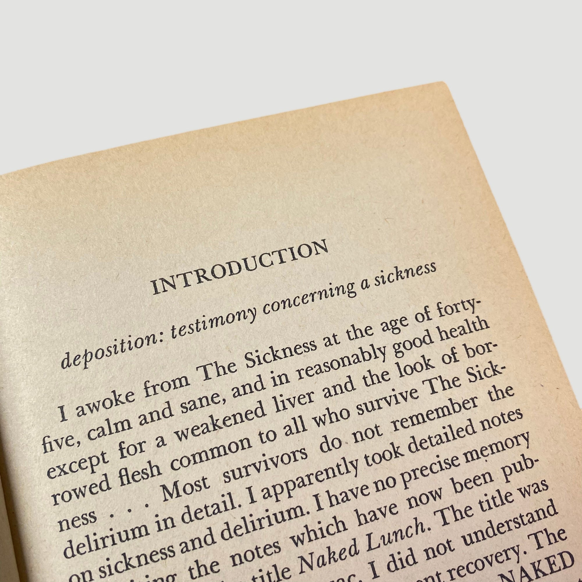 1969 William Burroughs Naked Lunch Corgi Edition