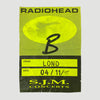 Radiohead The Bends Tour AAA Pass
