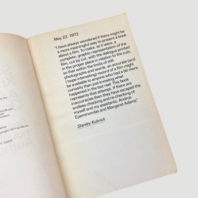 1972 ‘A Clockwork Orange’ Novelisation
