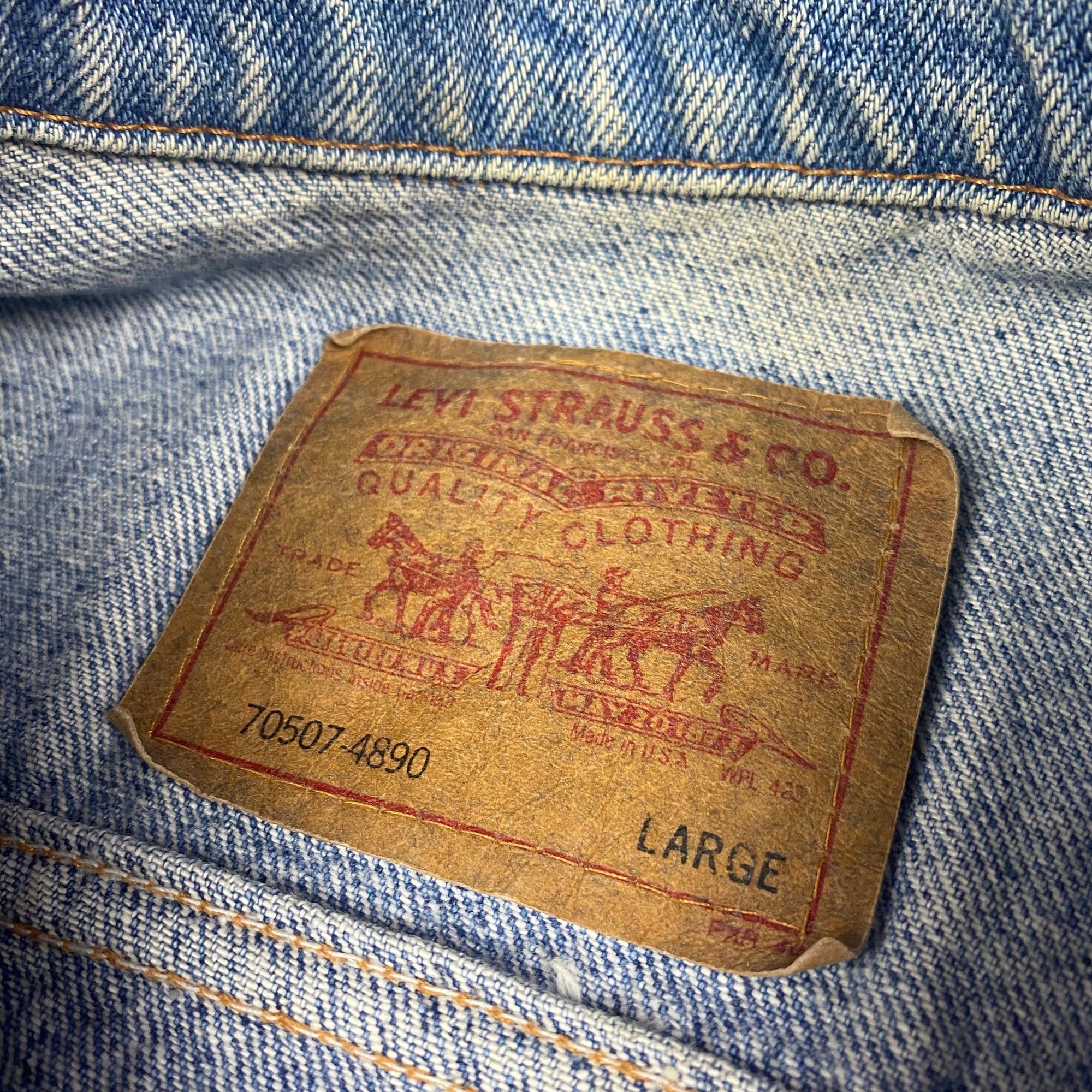 90's Greenpeace Levi Denim Jacket