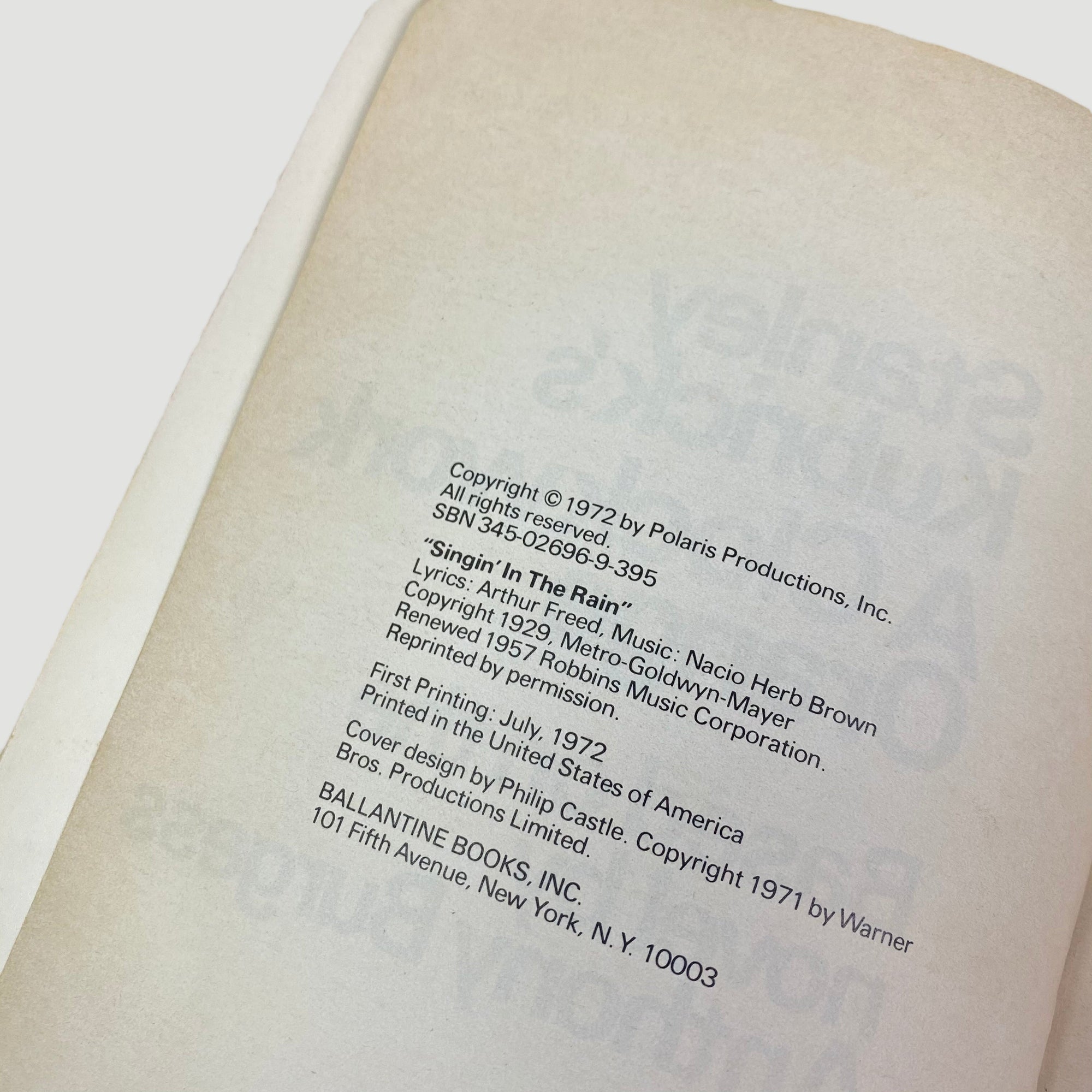 1972 ‘A Clockwork Orange’ Novelisation