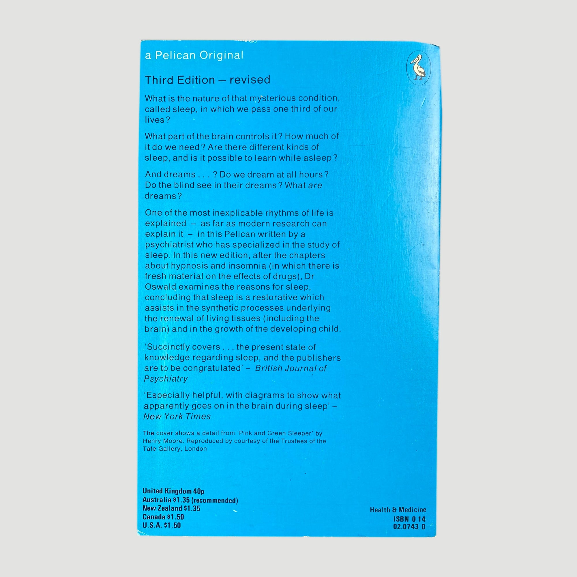 1974 Ian Oswald 'Sleep'