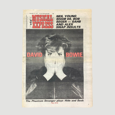 1977 NME Magazine David Bowie Heroes Issue