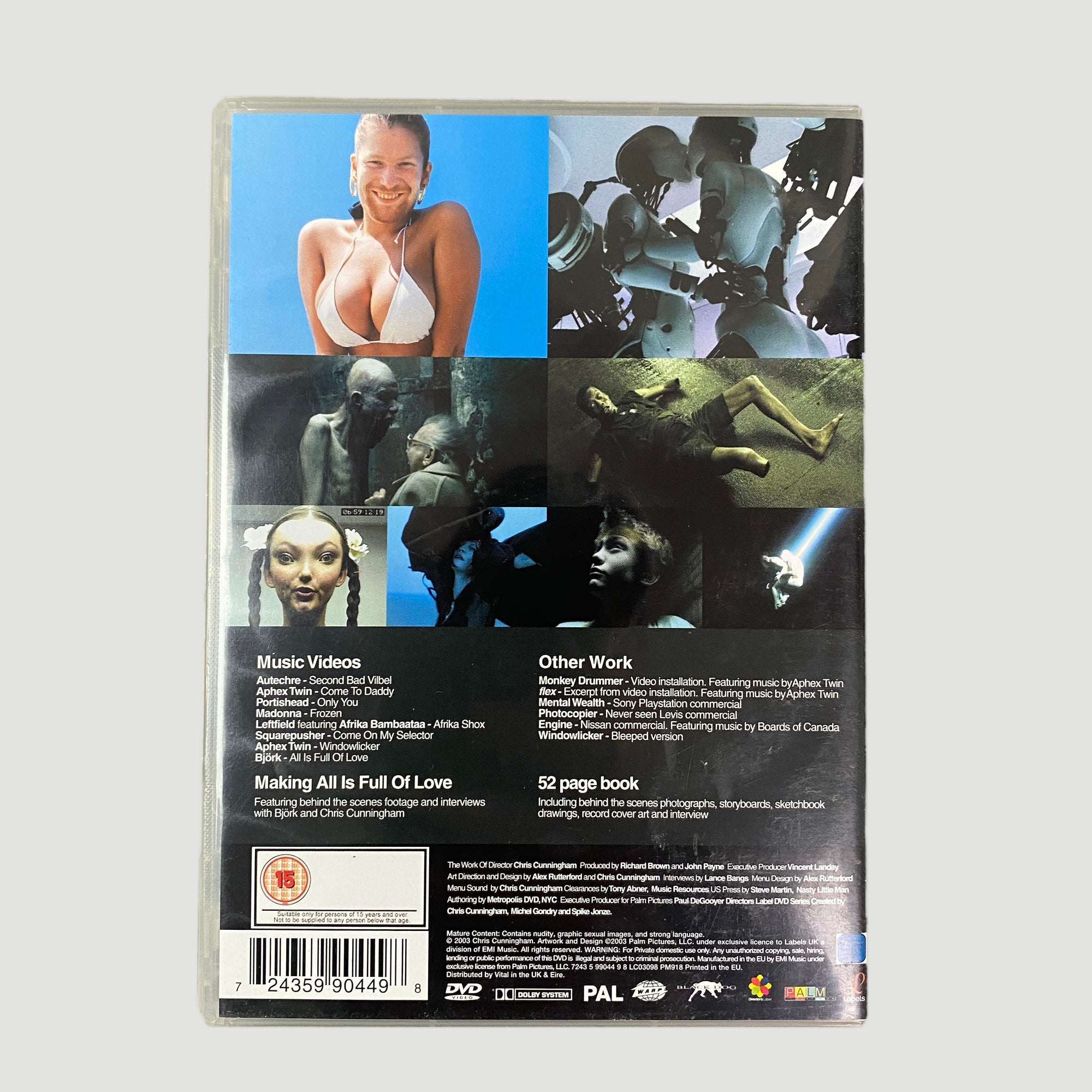 2003 Cunningham/Gondry/Jonze 3 DVD Set