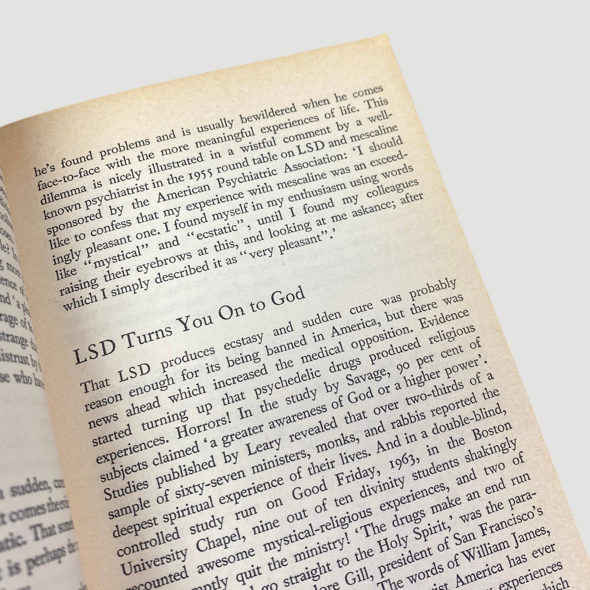 1970 Timothy Leary ‘The Politics of Ecstasy’