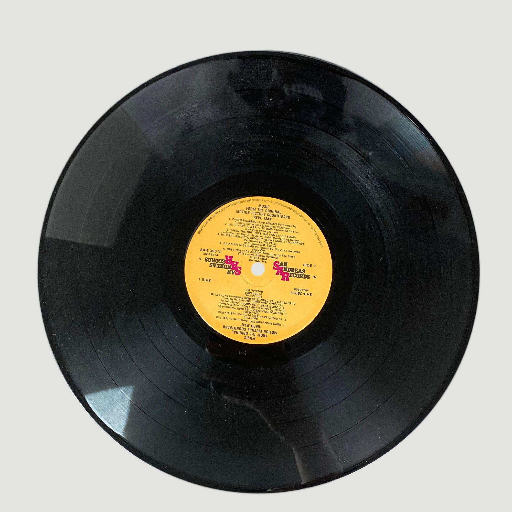 1984 Repo Man Soundtrack LP