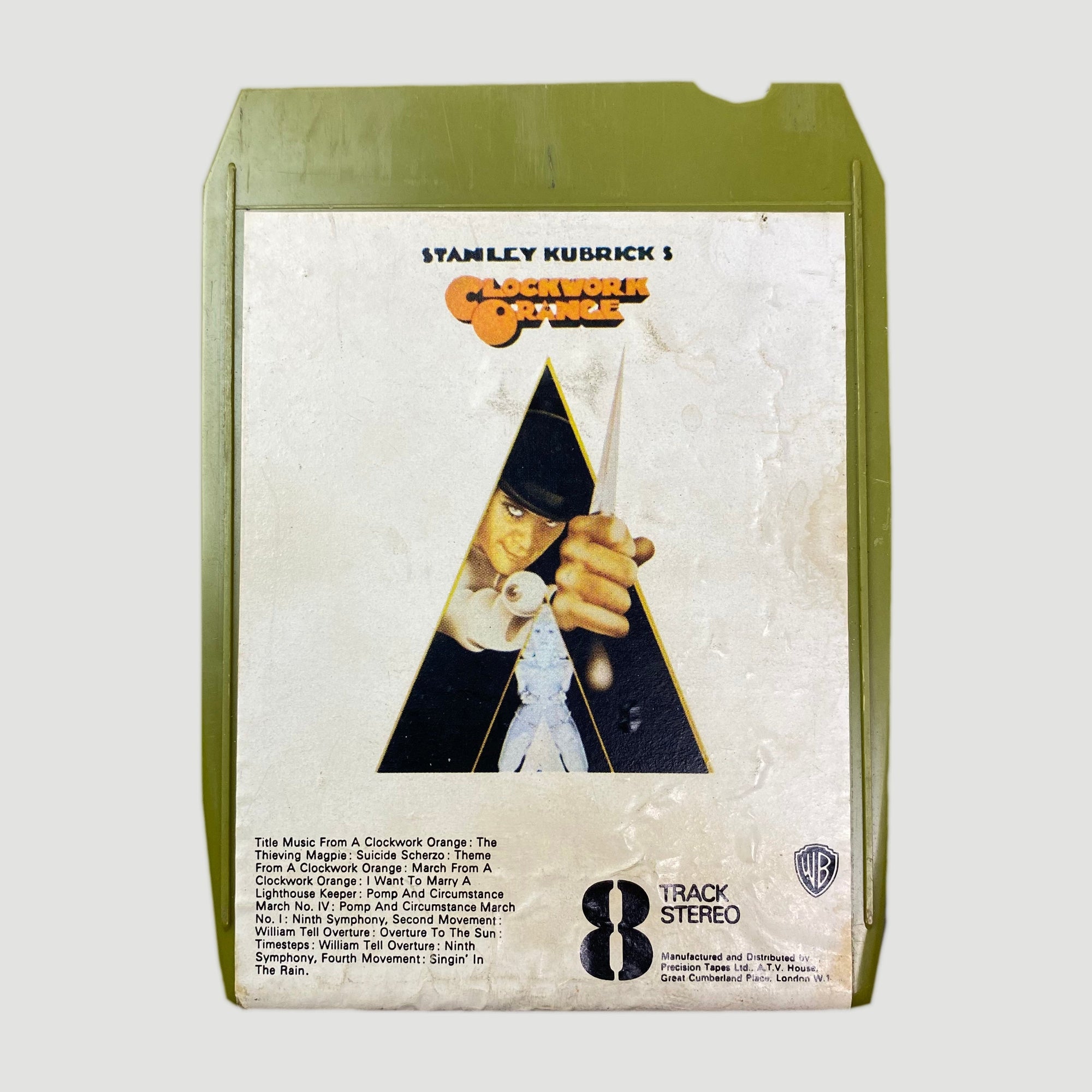 1971 Clockwork Orange Soundtrack 8 Track Cartridge