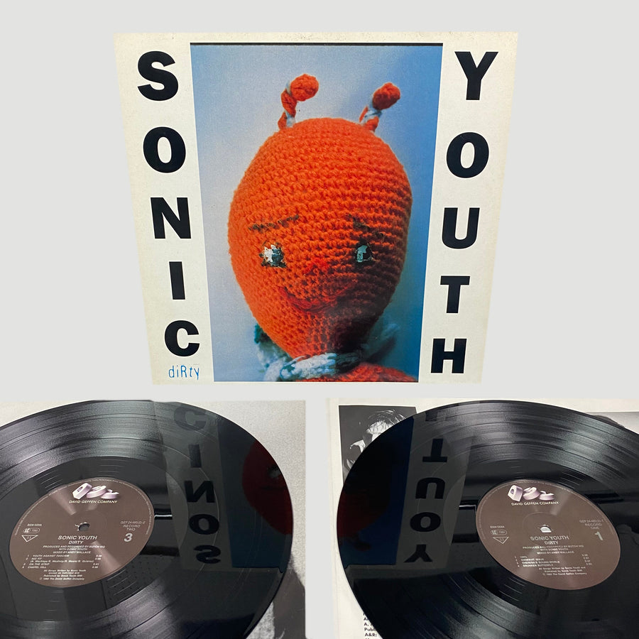 1992 Sonic Youth 'Dirty' Double LP 1ST UK PRESS