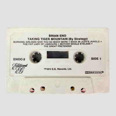 1980 Brian Eno Taking Tiger Mountain Cassette