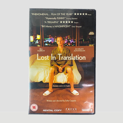 2000 Lost in Translation Rental VHS