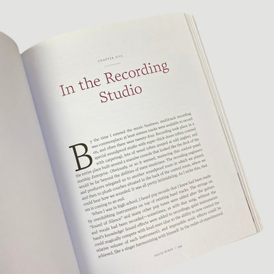 2012 David Byrne 'How Music Works' 1st Edition.