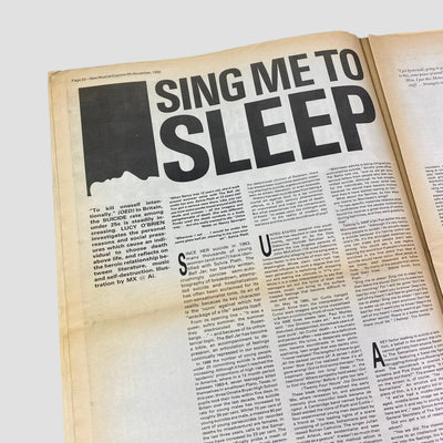 1986 NME Youth Suicide Issue