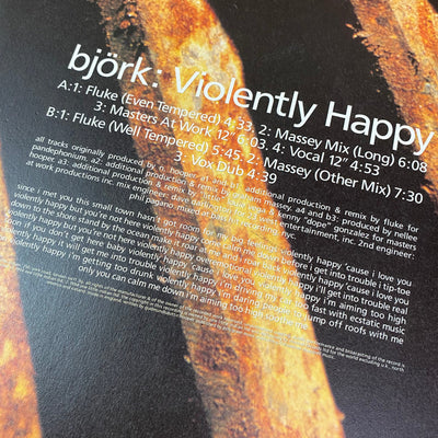 1994 Bjork Violently Happy 12" Single