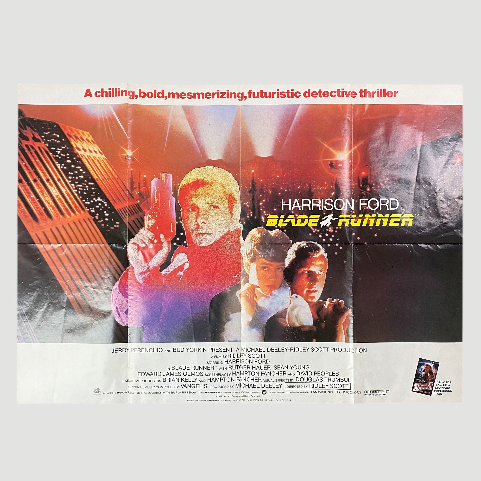 1982 Blade Runner Official Poster Magazine