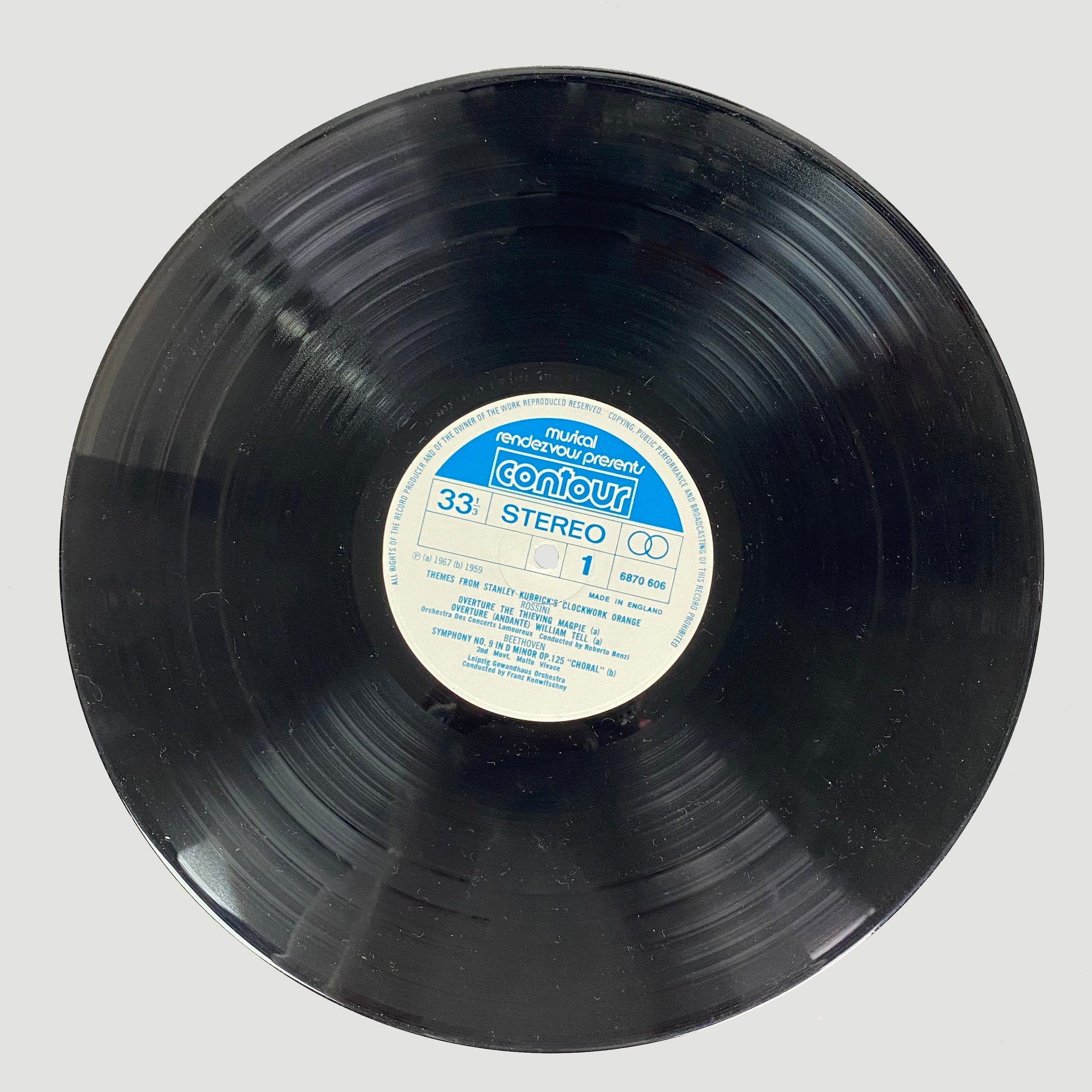 1972 Stanley Kubrick's 'A Clockwork Orange' Soundtrack LP