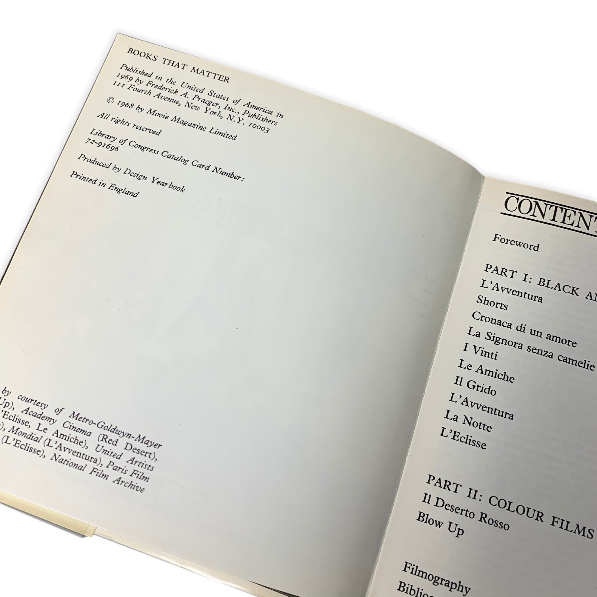 1968 Ian Cameron 'Antonioni'