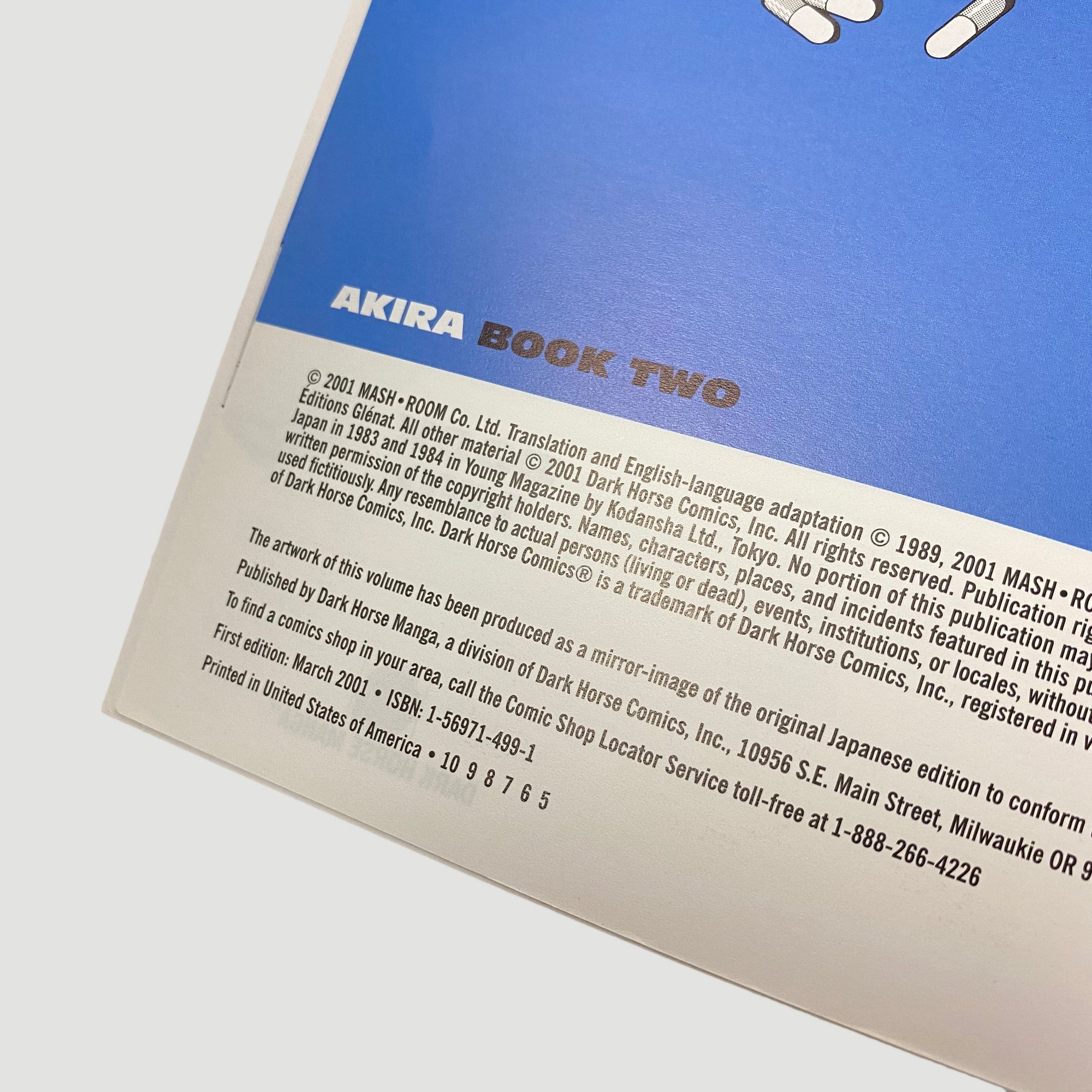 2001 Katsuhiro Otomo ‘Akira: Volume 2’