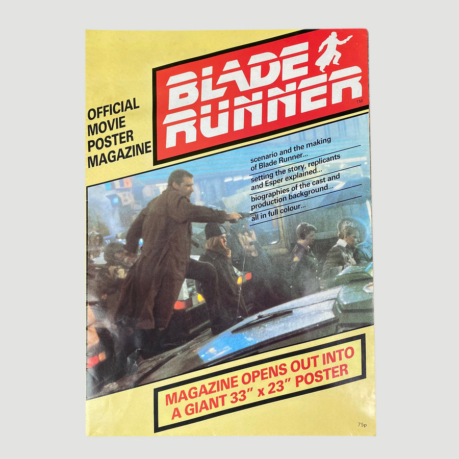 1982 Blade Runner Official Poster Magazine