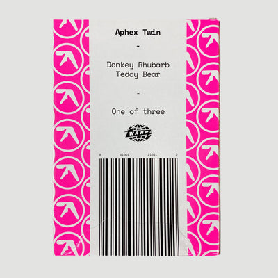 2018 Aphex Twin 'Donkey Rhubarb' Orange Teddy Bear