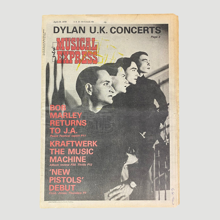 1978 NME Kraftwerk 'Man Machine' Issue