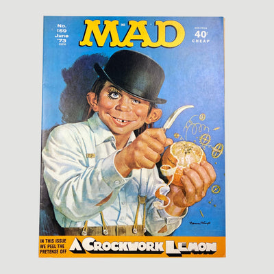 1973 MAD Magazine A Clockwork Orange Issue