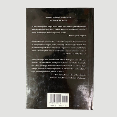 2004 Steve Reich ‘Writings on Music, 1965-2000’