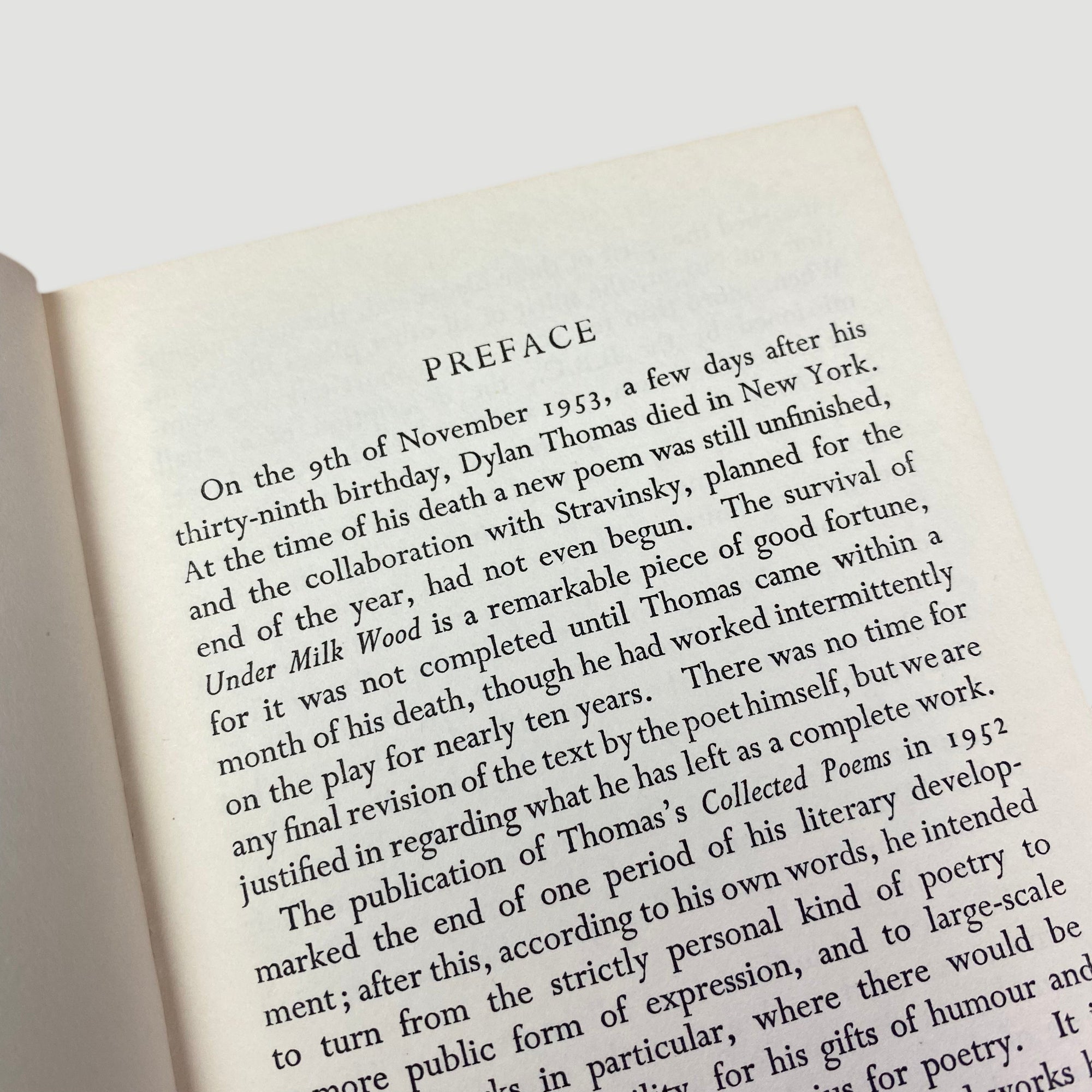 1968 Dylan Thomas Under Milk Wood Paperback