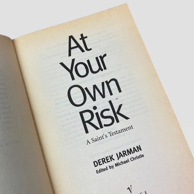 1993 Derek Jarman 'At Your Own Risk-A Saint's Testament'