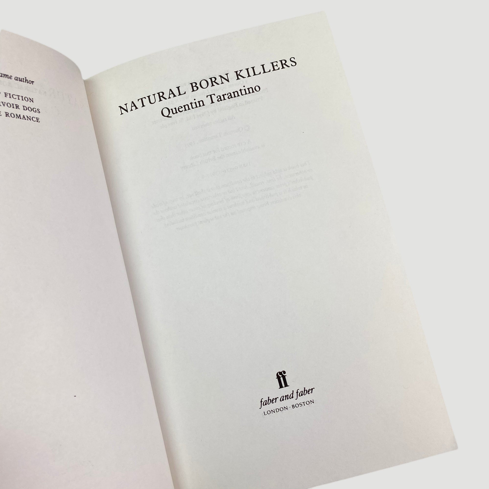 1995 Quentin Tarantino 'Natural Born Killers'