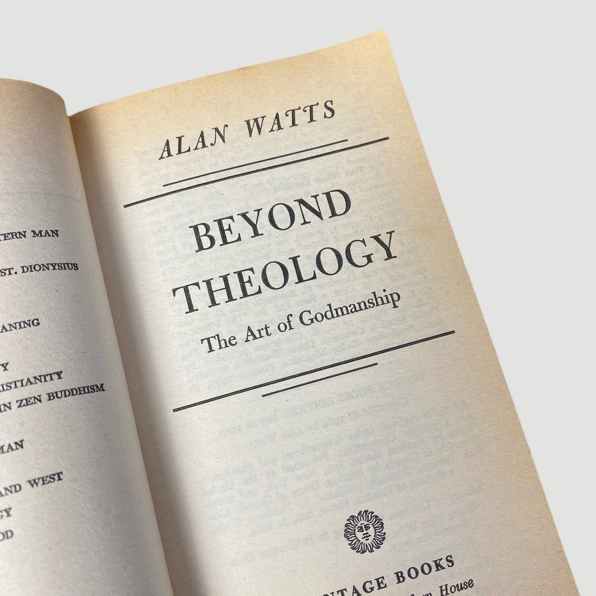 1964 Alan Watts Beyond Theology