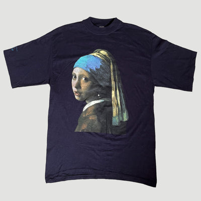 90's Johannes Vermeer Girl with Pearl Earring T-Shirt