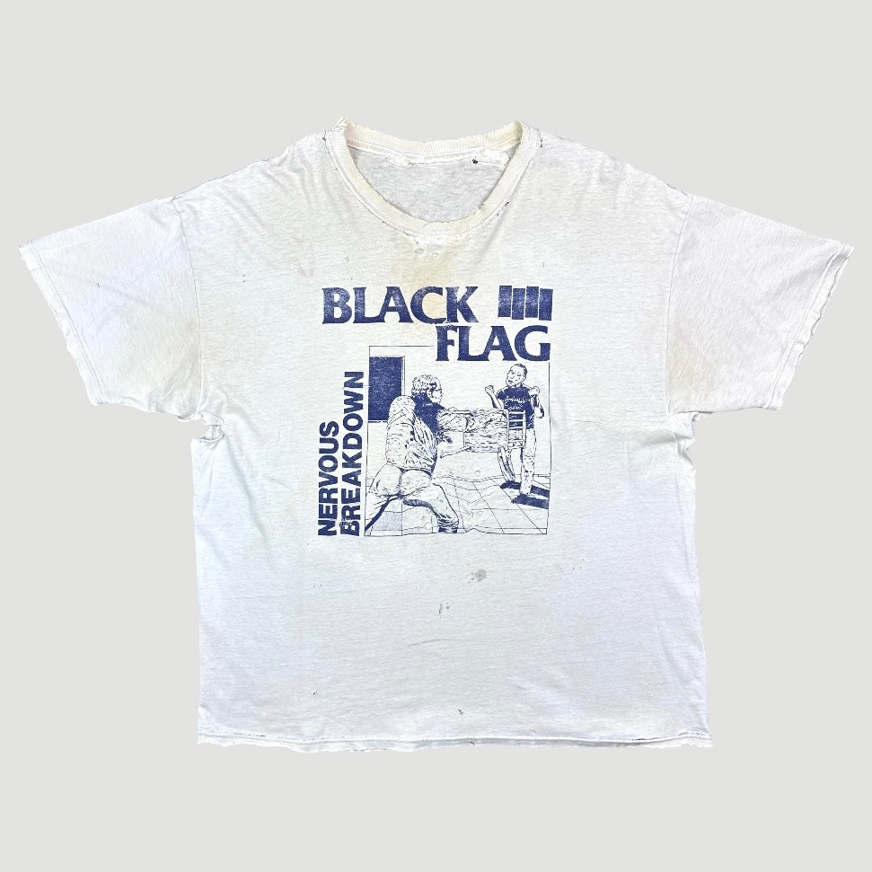 SST BLACK FLAG Nervous Breakdown TシャツL Black Flag - Nervous Breakdown Long Sleeve T-Shirt – sst