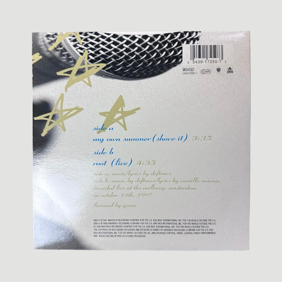 1998 Deftones My Own Summer (Shove It) Gold 7"