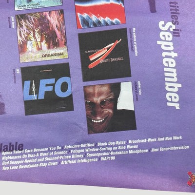 1999 Warp Records Catalogue Poster