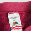 90's Fruit of the Loom Faded Red Logo Sweatshirt