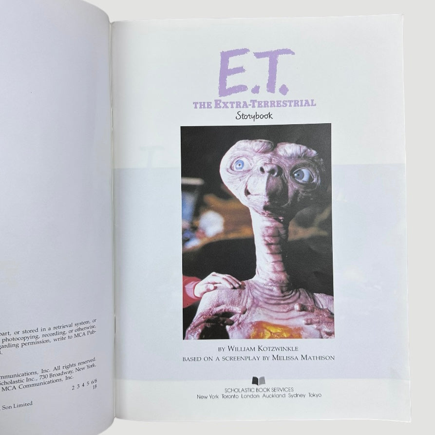 1982 E.T. The Extra Terrestrial Storybook