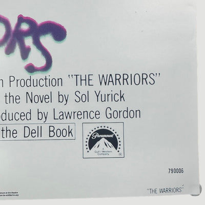 The Warriors A2 Poster