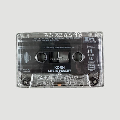 1996 Korn Life is Peachy Cassette