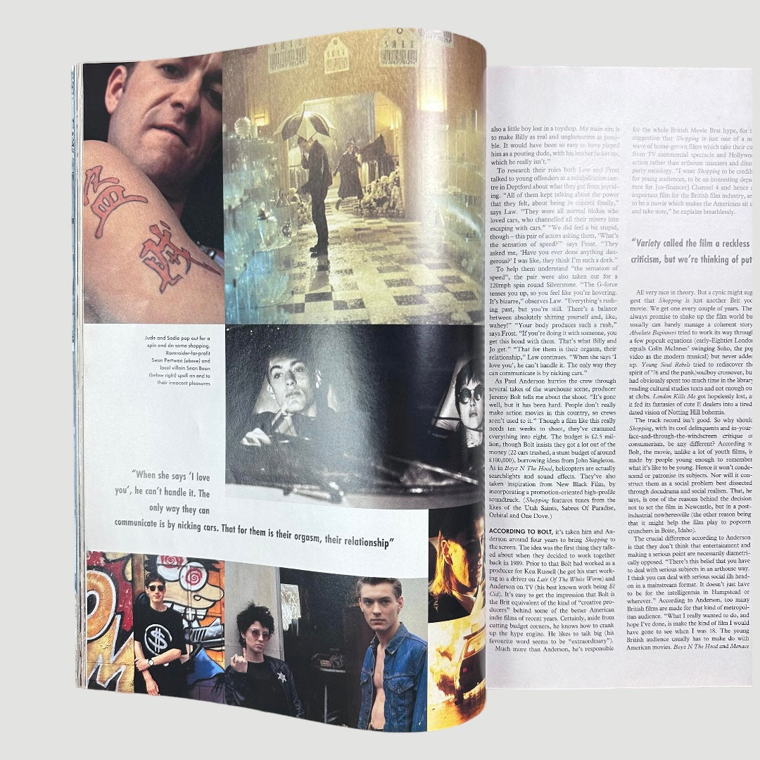 1994 The Face Magazine Sadie Frost/Aphex Twin Issue