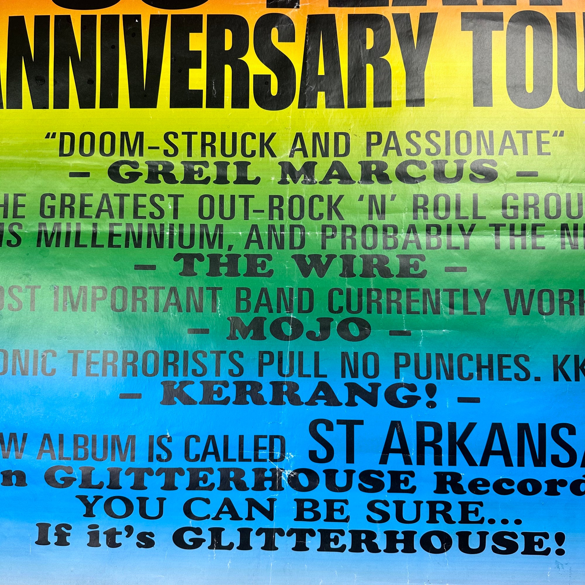 2013 Pere Ubu 30th Anniversary Tour Poster