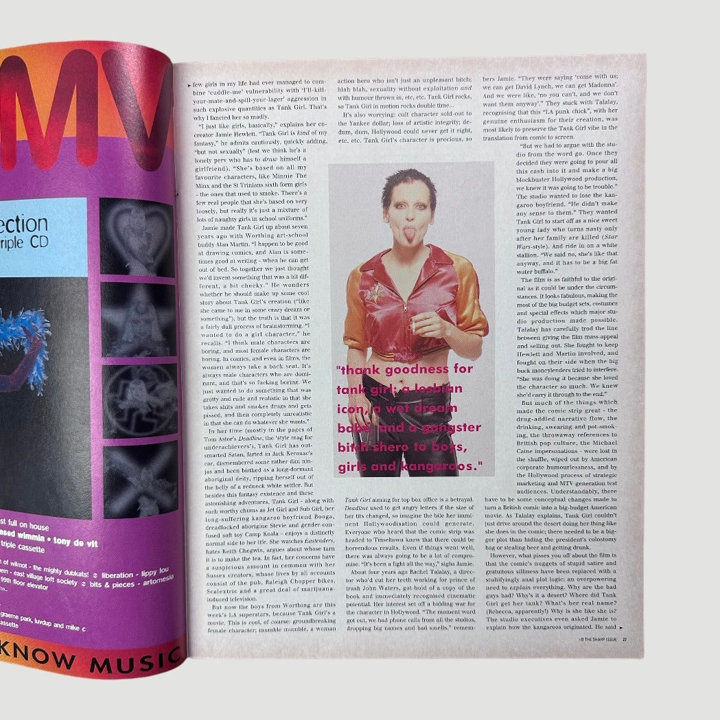 1995 i-D Magazine Tank Girl Issue