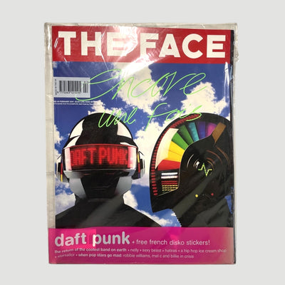 2001 The Face Magazine Daft Punk Issue + Sticker Set