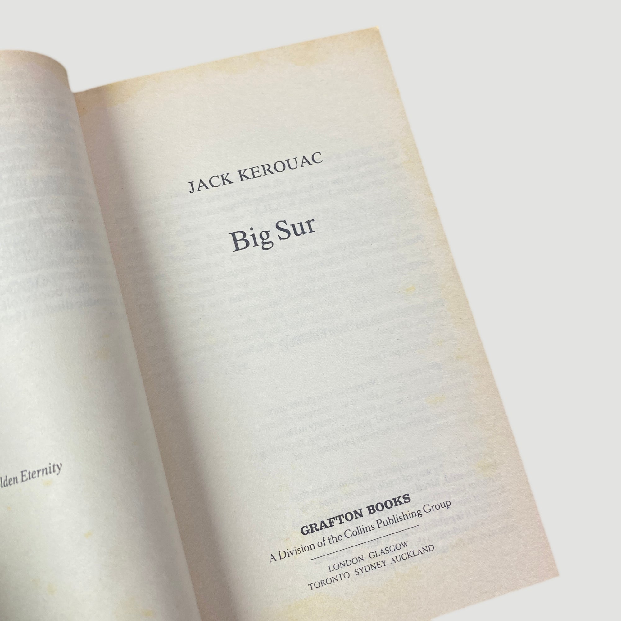 1980 Jack Kerouac Big Sur